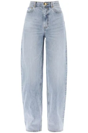 ZIMMERMANN curved leg natural jeans for